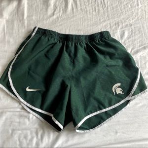 Nike MSU Spartan Green Shorts Size S